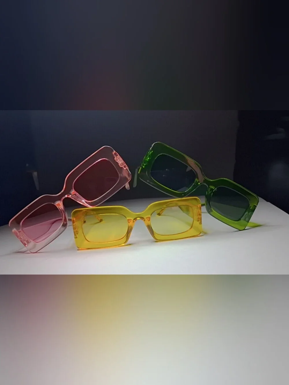 Chic Summer Thick Framed Women's/Teen's Sunglasses MultiColor Single/Bundle Avai